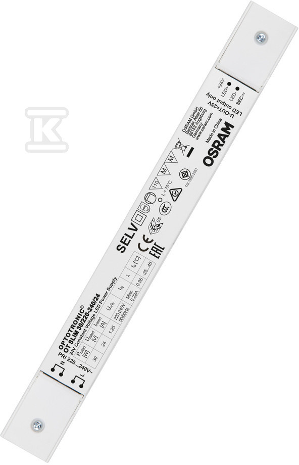 Zasilacz OT SLIM 30W 220-240V - 4062172135733